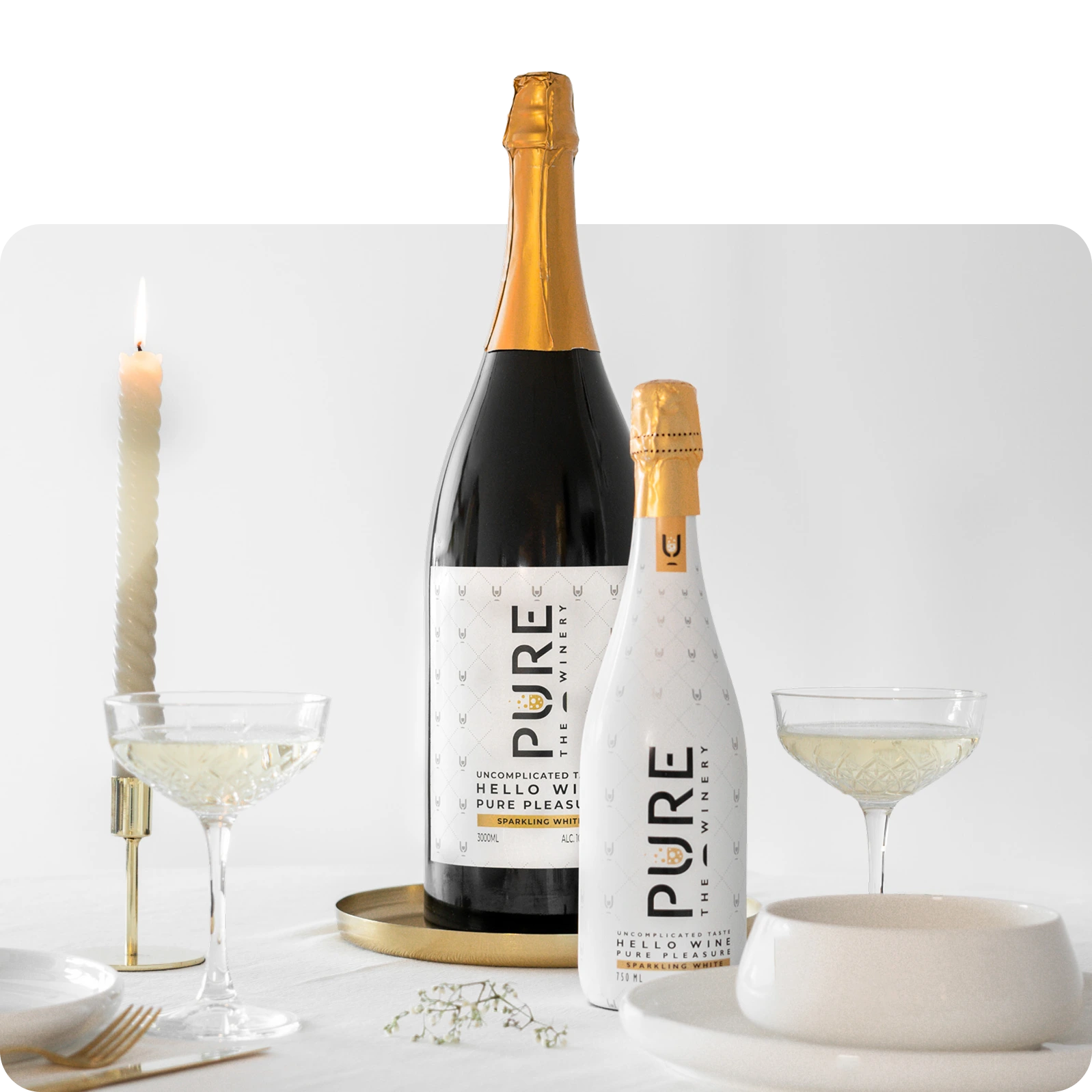 XXL (3L) Zero Sugar Sparkling White Wine